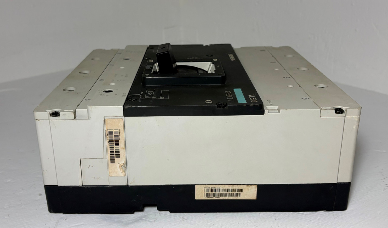 Siemens VL630 H 630A 4P Circuit Breaker 3VL5763-2AA46-0AA0 600V 4
